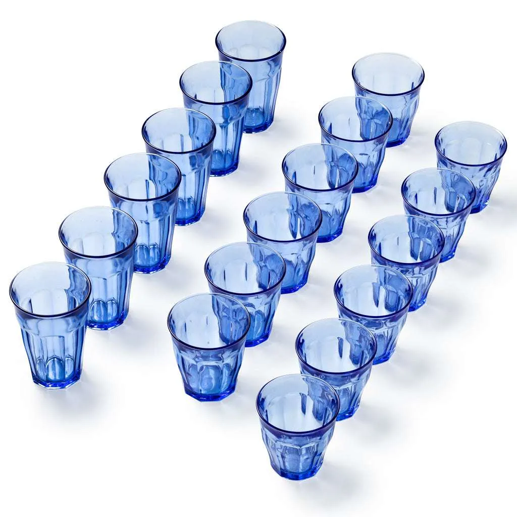 18 Piece Glass Drinkware Set